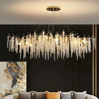 Zynella Tree Branch Crystal Chandelier Classic Modern  Chic Glass Globe Pendant