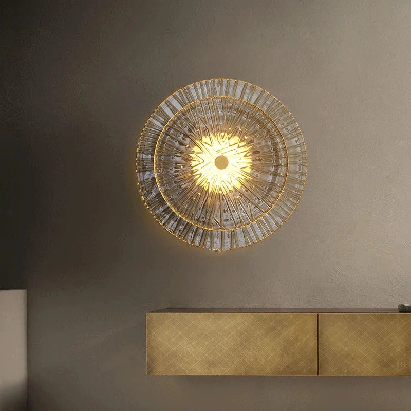 Zynella Glass Post-Modern Wall Light