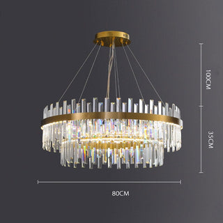 Orion Crystal Chandelier Refined Modern  Contemporary Crystal Statement Fixture