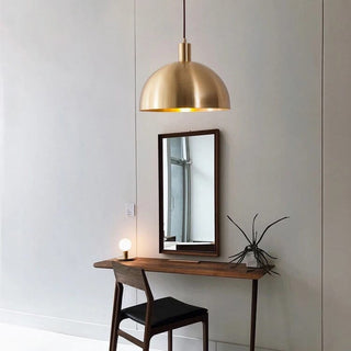 Zynella Brass Pendant Light Modern  Elegant Teardrop LED Pendant