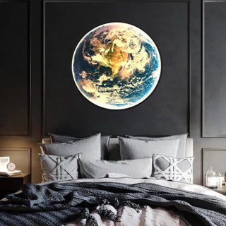 The Earth LED wall lamp Decorative Modern  Luxury Marble Base Table Lamp