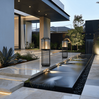Elvy Villa Waterproof Garden Lamp Modern  Timeless Lantern Style Wall Lamp