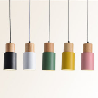 Elsa Wooden Pendants Modern  Scandinavian Wooden Accent Light