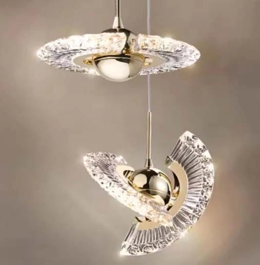 Zynella Mini Acrylic LED Pendant Chandelier