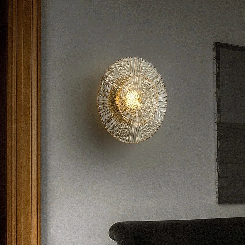 Zynella Glass Post-Modern Wall Light