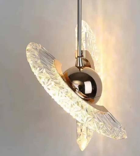 Zynella Mini Acrylic LED Pendant Chandelier