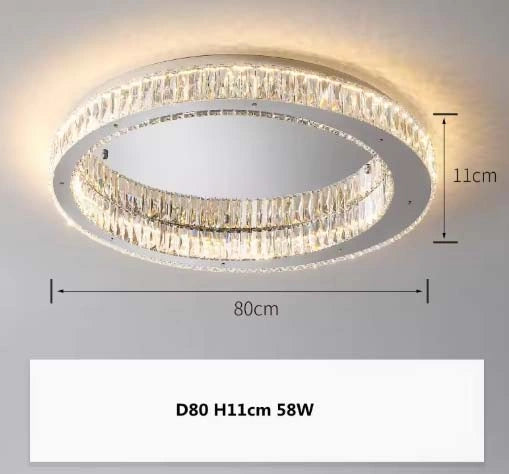 Royal Ashen Crystal Chandelier