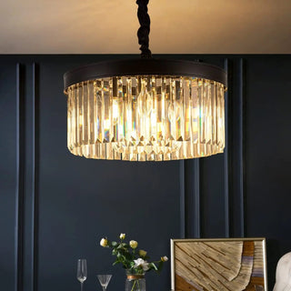 Helena Crystal Pendant Modern  Rustic Industrial Hanging Lamp