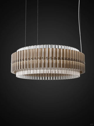 Mia Glass Chandelier Modern  Chic Glass Globe Pendant