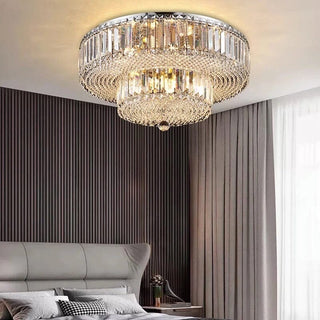 Rosalina Chrome Crystal Chandelier Classic Modern  Chic Glass Globe Pendant