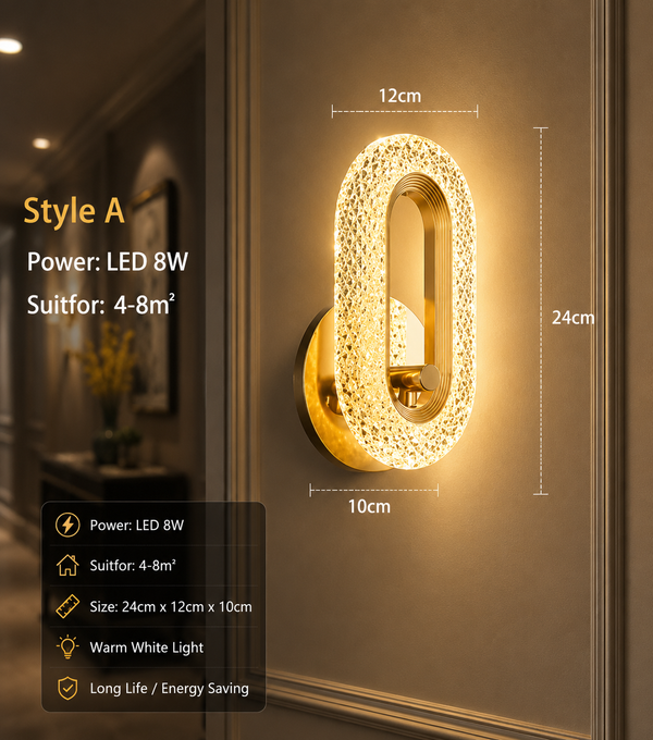 Zynella Modern LED Bedside & Corridor Pendant Light