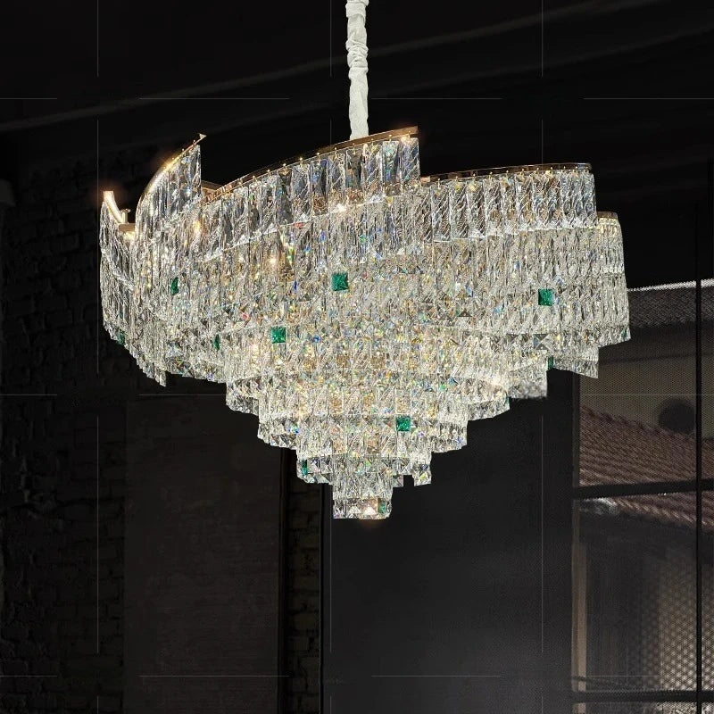 Zynella Luxury European Crystal Pendant Light