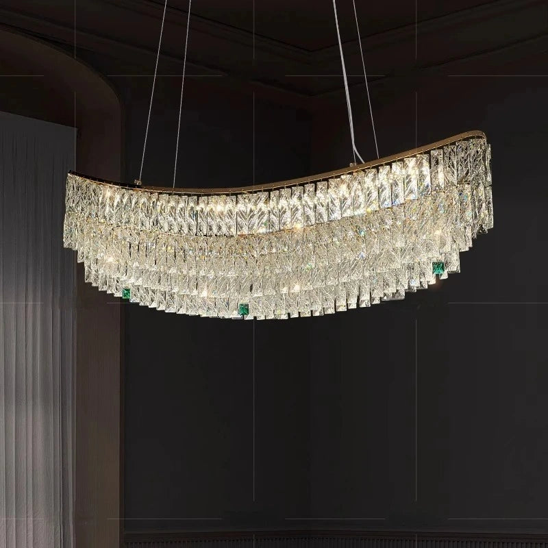 Zynella Luxury European Crystal Pendant Light