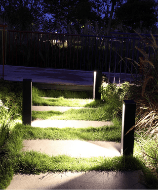 Jackson LED Outdoor Lawn Lamp Modern  Ultra Slim LED Panel Lighting
