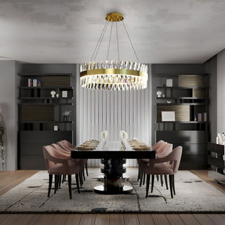 The Golden Crossover Modern  Bohemian Rattan Woven Pendant