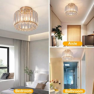 Danielle Crystal Ceiling Lamp Modern  Luxury Marble Base Table Lamp