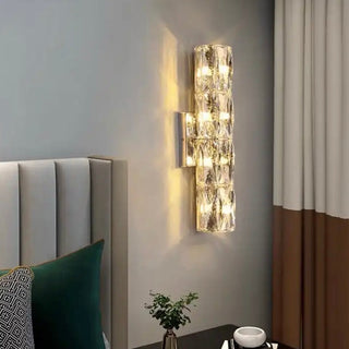Denise Crystal Wall Lamp Modern  Handcrafted Artisan Ceiling Light