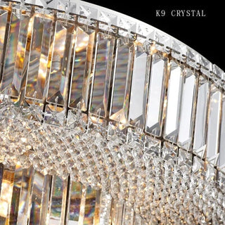 Rosalina Chrome Crystal Chandelier Classic Modern  Chic Glass Globe Pendant