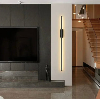 Zynella Black Tube Wall Lamp Modern Geometric Design Lamp
