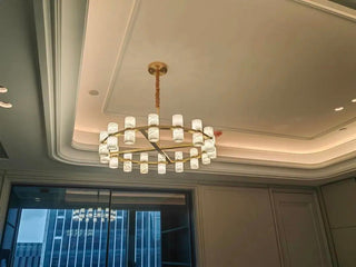 Kian Marble Lamp Modern  Art Deco Inspired Illumination