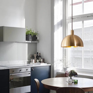 Zynella Brass Pendant Light Modern  Elegant Teardrop LED Pendant