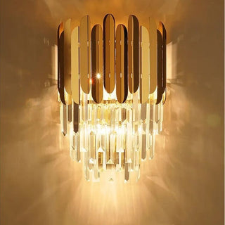 The Ivy Crystal Wall Lamp Stylish Modern  Contemporary Crystal Statement Fixture
