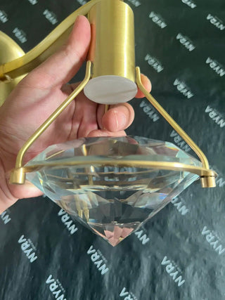 The Modern Crystal Pendant Refined Modern  Sculptural Spiral LED Fixture