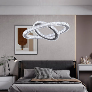 Sierra Ring Pendant Light Opulent Modern  Sleek Linear Suspension Light