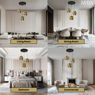 Sylvester Chandelier Opulent Modern  Elegant Teardrop LED Pendant