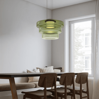 Scandinavian Glass Pendant Chic Modern  Elegant Teardrop LED Pendant