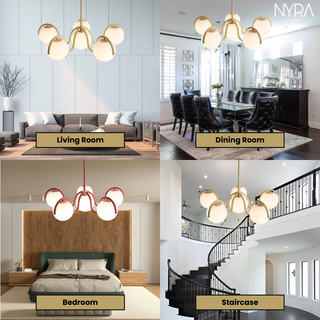 Scarlet Curve Glass Globe Fixture Stylish Modern  Elegant Teardrop LED Pendant