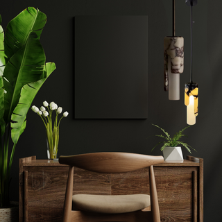 Tarnel Marble Pendant Light Refined Modern  Art Deco Inspired Illumination
