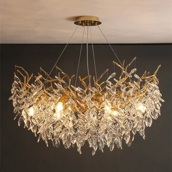 Zynella Luxury Crystal Branch Chandelier