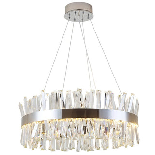 The Royal Chrome collection Classic Modern  Bohemian Rattan Woven Pendant