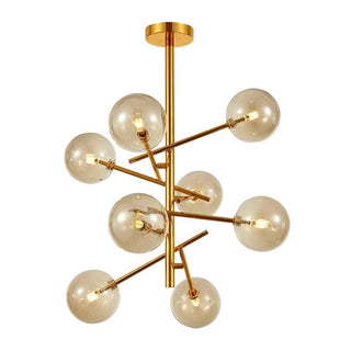 Lara Bubble Chandelier Modern  Sleek Linear Suspension Light