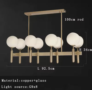 Diana Orb Ball Chandelier Modern  Ultra Slim LED Panel Lighting