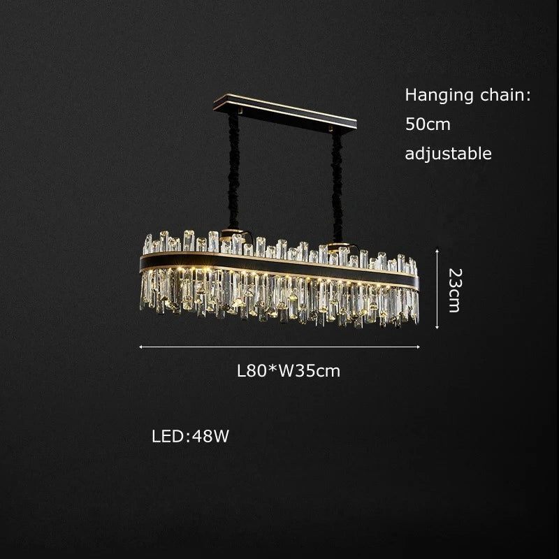 Zynella Luxury American Crystal Pendant Light