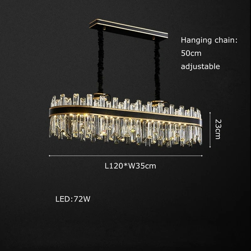 Zynella Luxury American Crystal Pendant Light