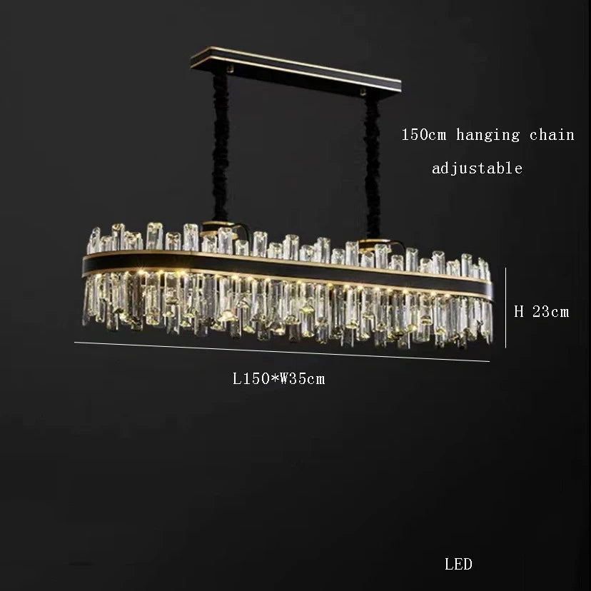 Zynella Luxury American Crystal Pendant Light
