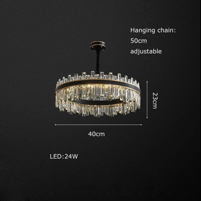 Zynella Luxury American Crystal Pendant Light