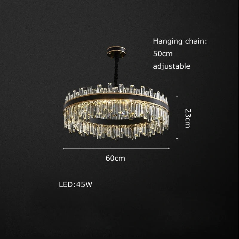 Zynella Luxury American Crystal Pendant Light