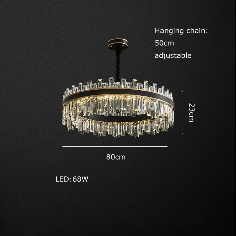 Zynella Luxury American Crystal Pendant Light