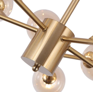 Flint Sputnik Chandelier Modern  Rustic Industrial Hanging Lamp