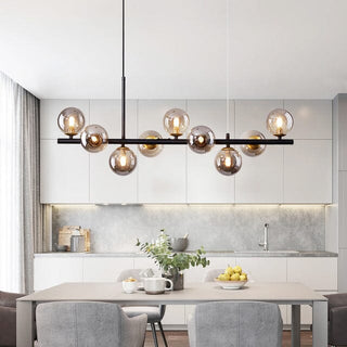 Customisable Visage chandelier Modern  Sleek Linear Suspension Light