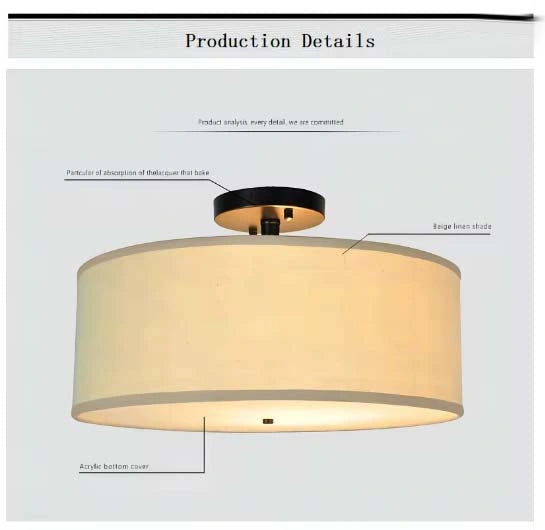 Amber Haven Modern Ceiling Light