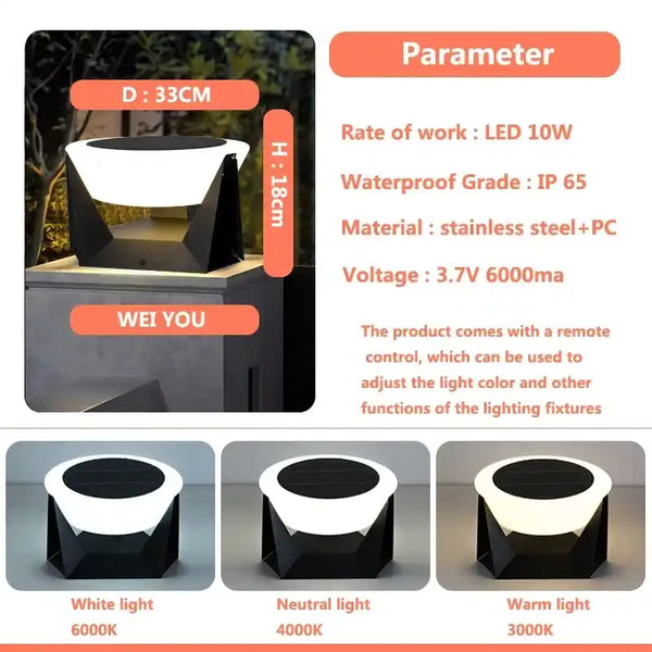 Zynella Solace: Solar-Powered Lamp