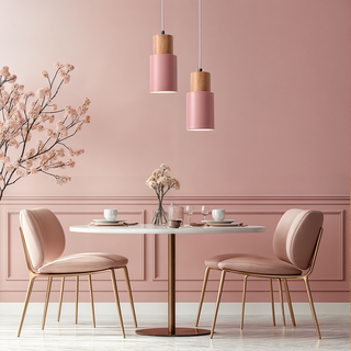 Elsa Wooden Pendants Modern  Scandinavian Wooden Accent Light
