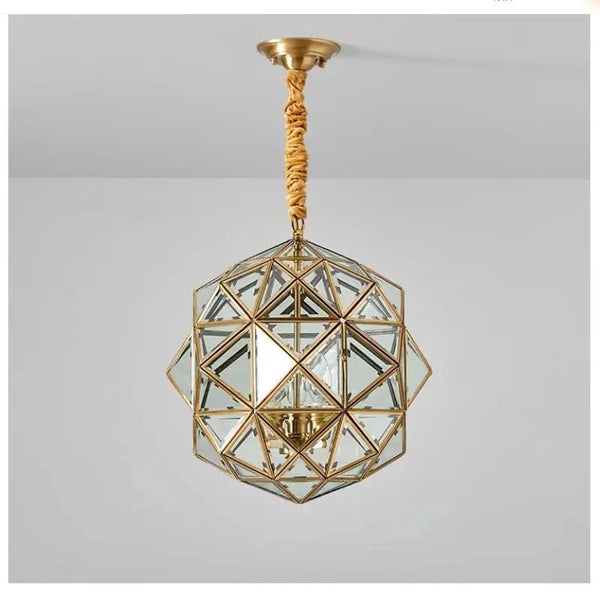 Polygon Glass Pendant Light