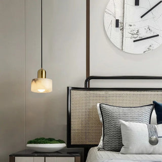 Nuvira Cloud Stone Pendant Modern  Contemporary Crystal Statement Fixture