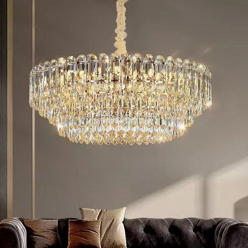 Zynella Postmodern Luxury Crystal Pendant Light for Living & Dining Rooms